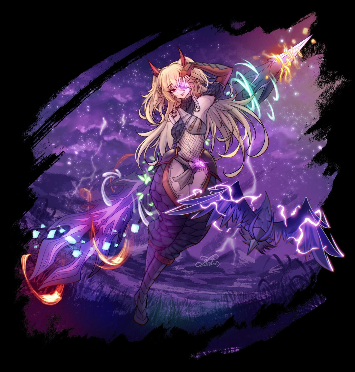 フィッシュル×モンスターハンター