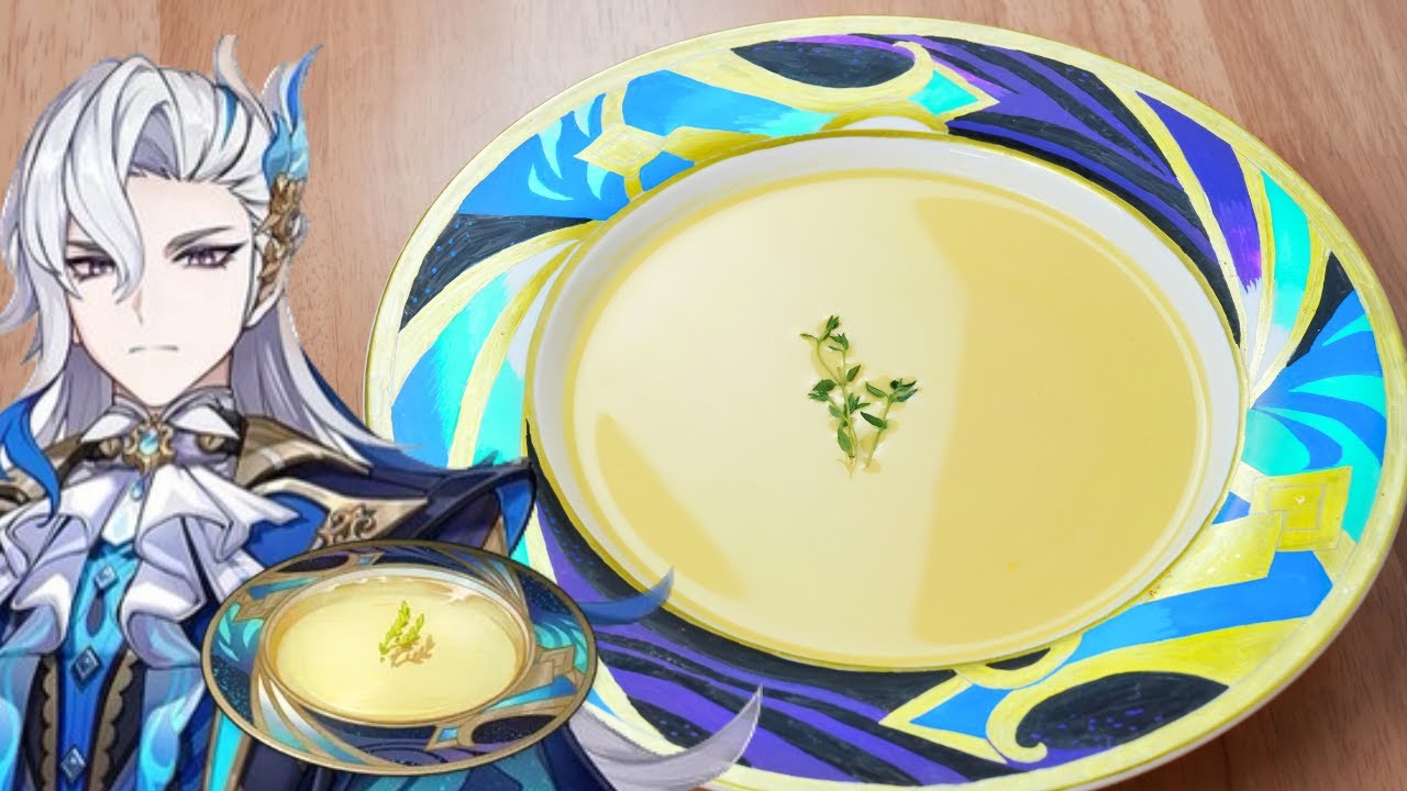 Neuvillette’s specialty Water…NO! “Consomme Purete” IRL Genshin Impact