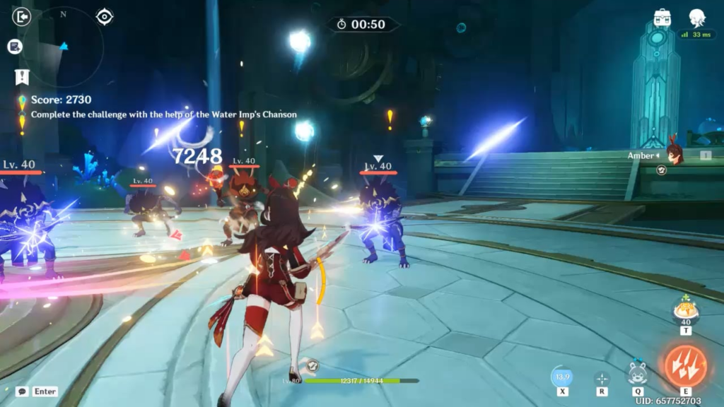 物理的なアンバーをマシンガンで 48 まで...ああ、気にしないでください