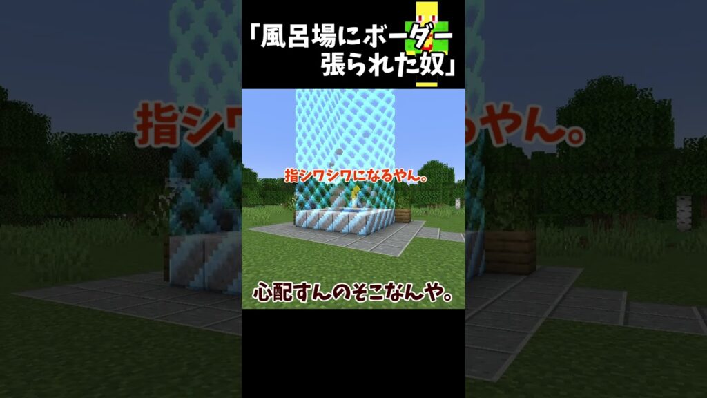 風呂場にワールドボーダー張られた奴　＃Shorts