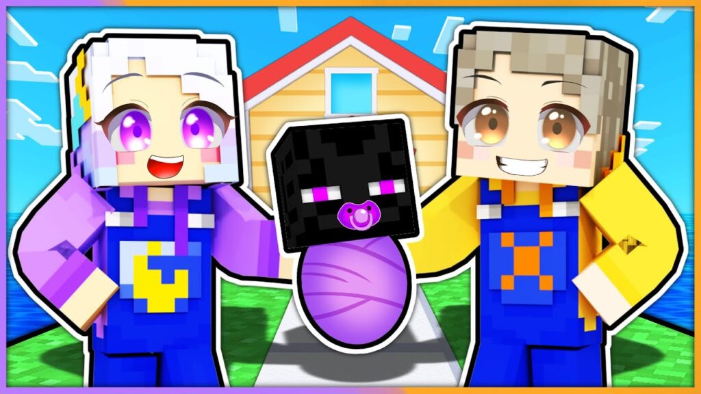 赤ちゃんエンダーマンを育てるマインクラフト！赤ちゃんのホントの力！？【 マイクラ / まいくら / Minecraft 】