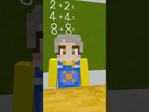 超簡単な足し算の問題 #マイクラ #まいくら  #minecraft