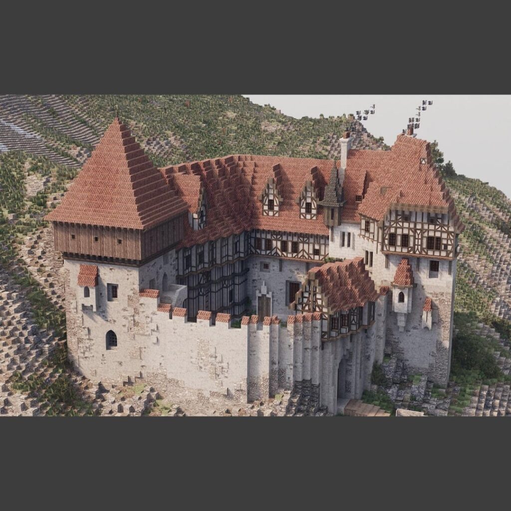 私がとても気に入っている ClippyMagic のプリントの 1 つである、南ドイツの小さな城。