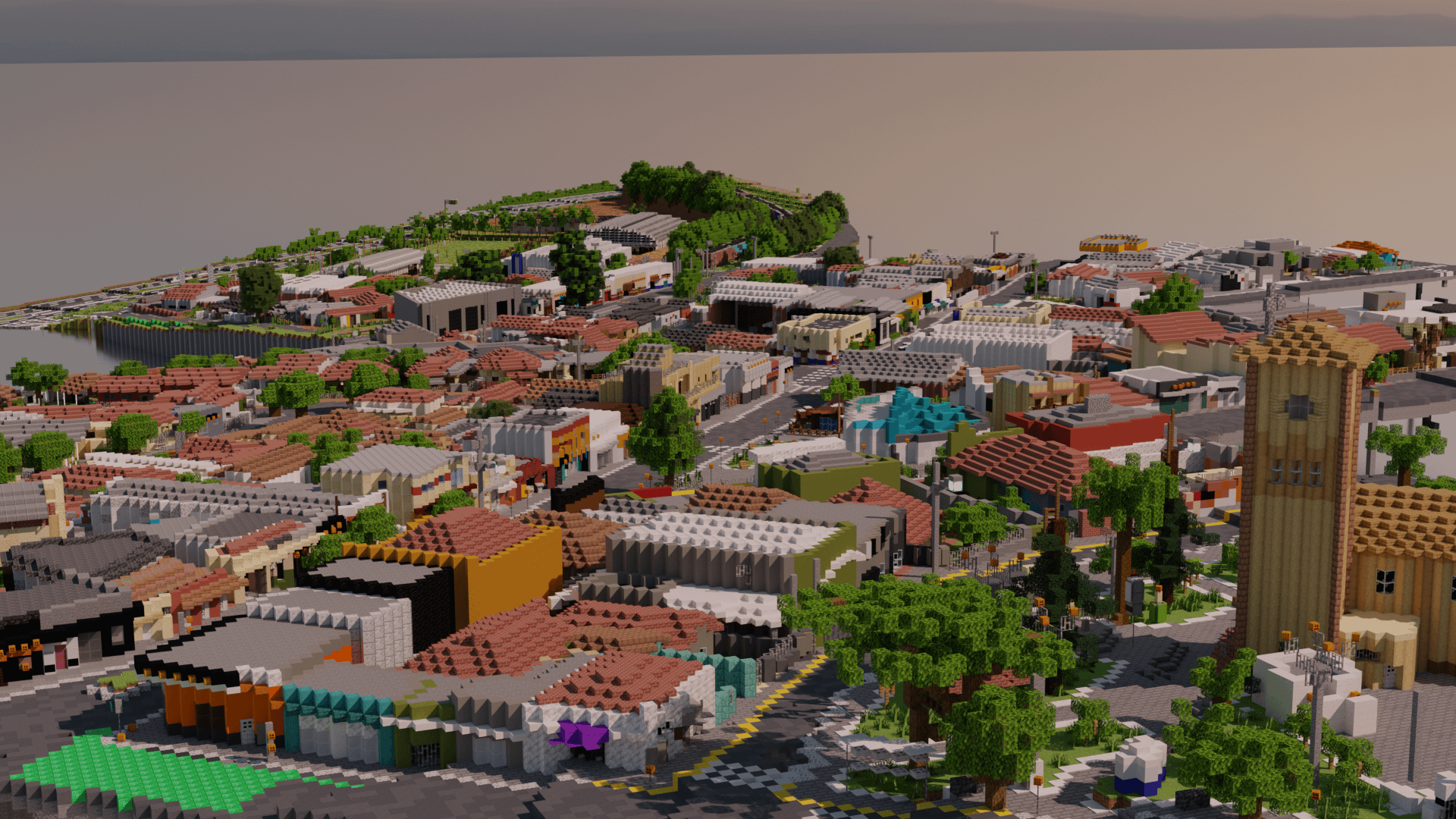 プロジェクト BTE: Brasil は、ブラジルのパラナ州にあるカンビラと呼ばれる小さな都市 Minecraft でリメイクされました ...