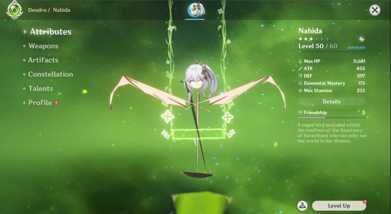 ええと、他の人はナヒダ、突然睡眠麻痺の悪魔ですか？  ..私のBFSナヒダは私にもこのように見えます。 ヘルプ。