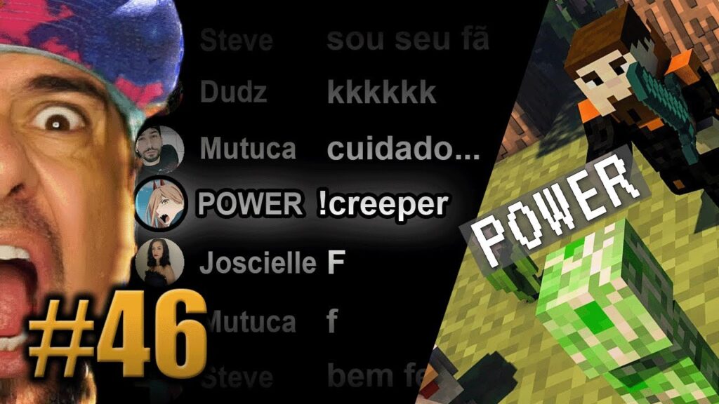 🔴minecraft, mas através do chat #46 - Minecraft