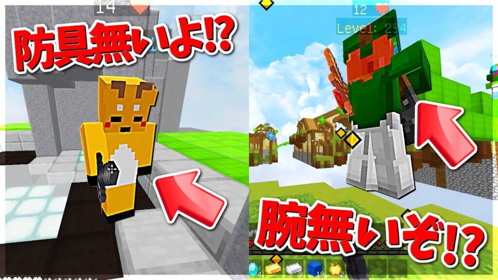 【Minecraft】防具を剥がされたシカさんと腕を捥がれた男が現るwwwベッドウォーズ実況プレイ! 【Minecraft】防具を剥がされたシカさんと腕を捥がれた男が現るwwwベッドウォーズ実況プレイ!