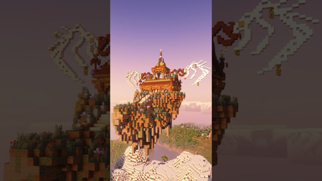 神様が住んでそうな家を建築してほしい!?#マイクラ建築  #マイクラ #minecraft #shorts