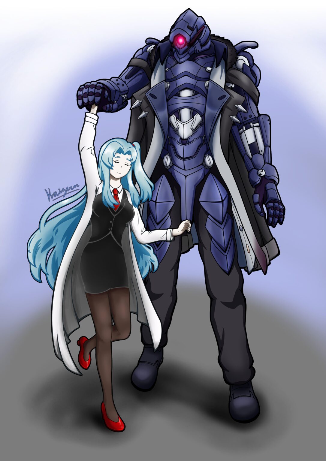 スヴァローグとアンジェラ [Honkai: Star Rail x Lobotomy Corporation]