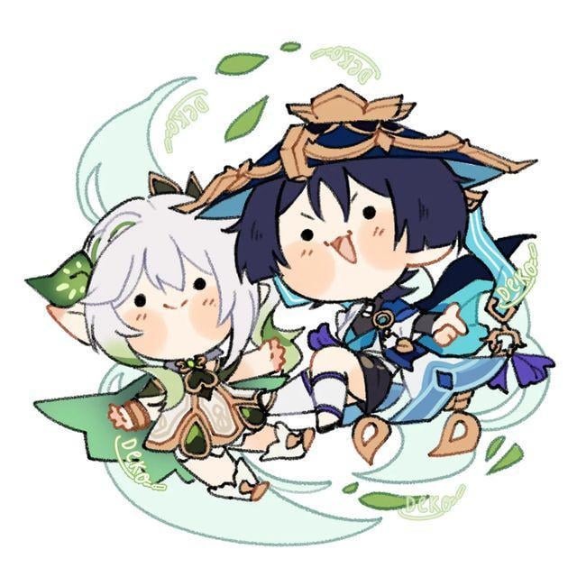 私のお気に入りのキャラクターがスカラで、友達のお気に入りのキャラクターの一人がナヒダであるのは、少し愛らしいと思います