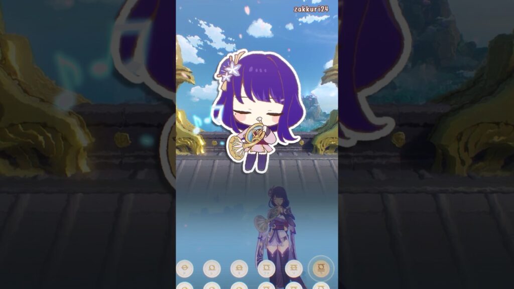 雷電将軍のソロ演奏会 #shorts #genshinimpact #hoyocreators