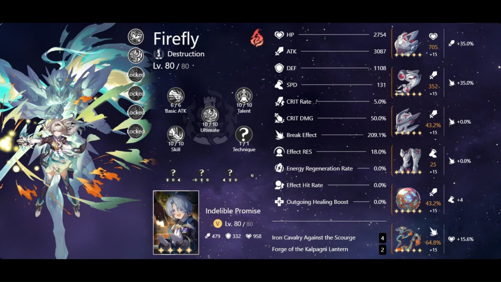 ブレークフライ ショーケース ||  0 サイクル - 2.3 Moc フロア 12 前半 ||  Firefly E2 - HMC E6 - Ruan Mei E0 - Bronya E0 - すべての 4 つ星ライトコーン