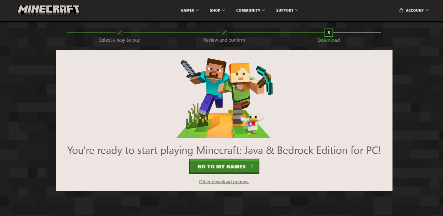 10年間マインクラフトを海賊版で遊んだ後、ついに購入しました