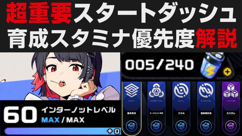 【ゼンゼロ】超重要スタートダッシュ・スタミナ消費の優先度解説【ゼンレスゾーンゼロ・攻略 】ホヨバース新作 / 初心者講座