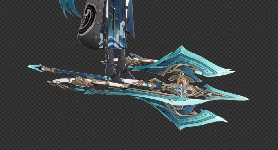 Feixiao と彼女の武器のレンダリング (JoQa 経由)