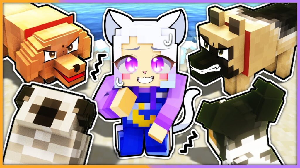 カワイイ猫になってしまった！？周りは敵の犬だらけで大ピンチ！？😼🐶【 マイクラ / まいくら / Minecraft 】