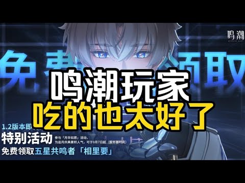 【鸣潮】1.2版本又送十抽啦！回归系统和软软糯糯的折枝上线！你，会回来玩吗？【永办】