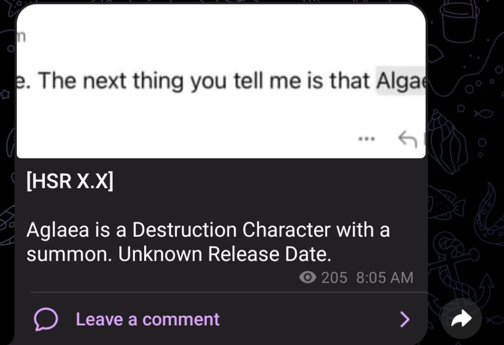 Aglaea の情報 (Sakura Haven 経由)