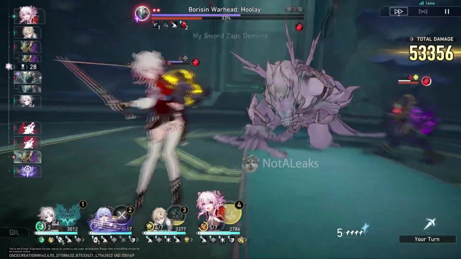 [via NotALeaks] [Showcase] [All Limited Characters at E0S1]  Feixiao、Hunt 7th、Aventurine、Robin が MoC 2.5 フロア 12 に挑む (動画の最後にビルドあり)