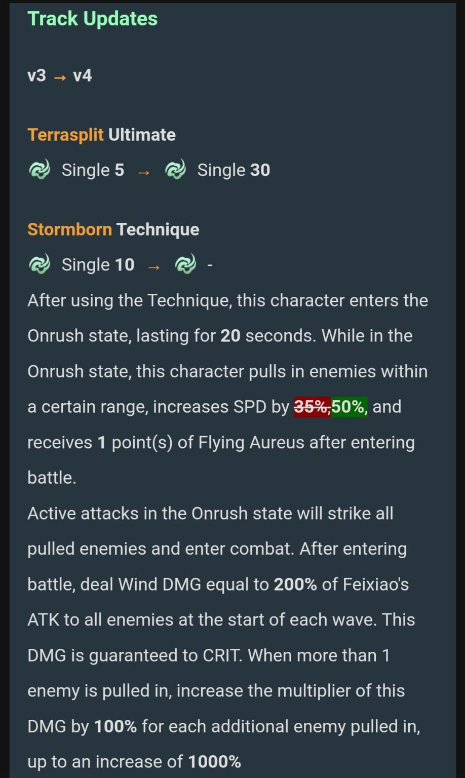 [via HomDGCat] [2.5-BetaV4] [Updated with Corrections]  フェイシャオの変化