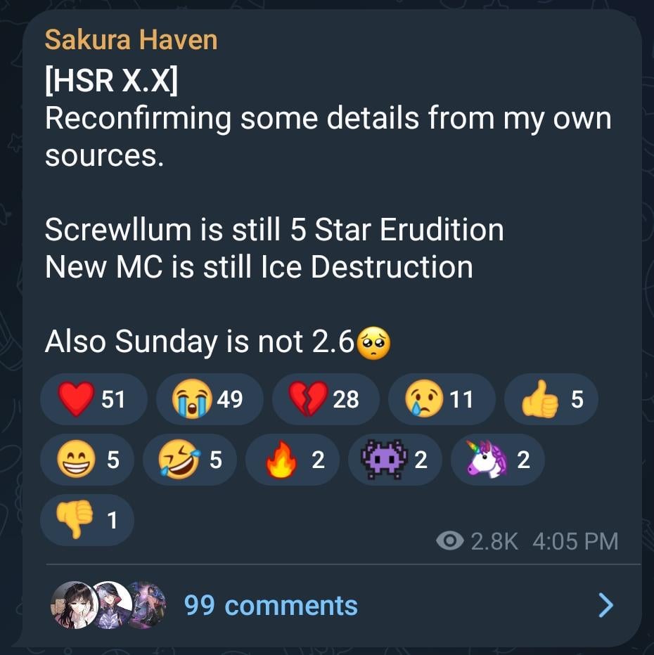スクリューラム、新MC、サンデーに関する情報はSakura Havenより