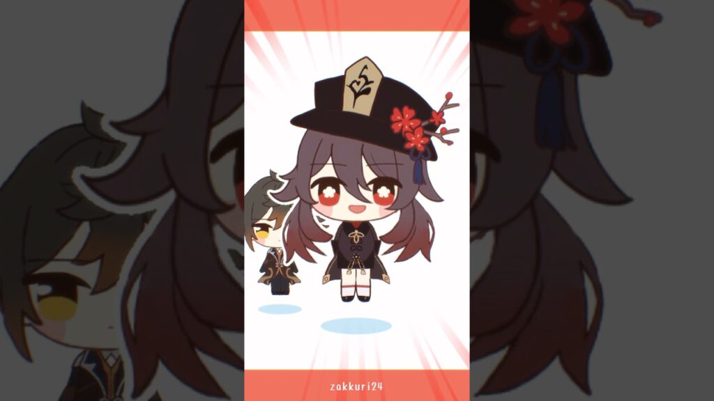 胡桃につられてしまう鍾離先生【原神】#ダンダダン #shorts