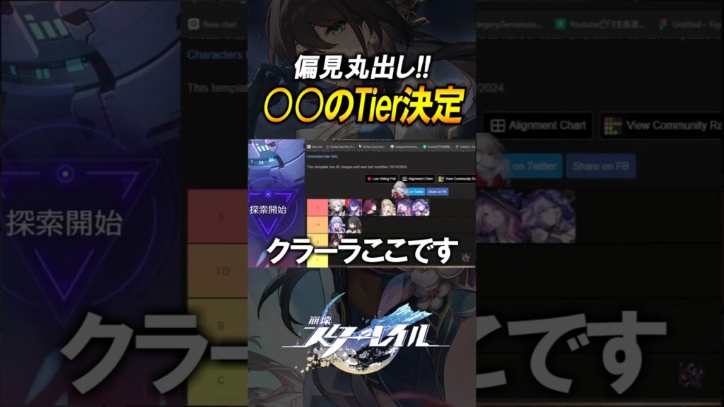 【崩壊スターレイル】最強ランキングがついに完成？！#shorts