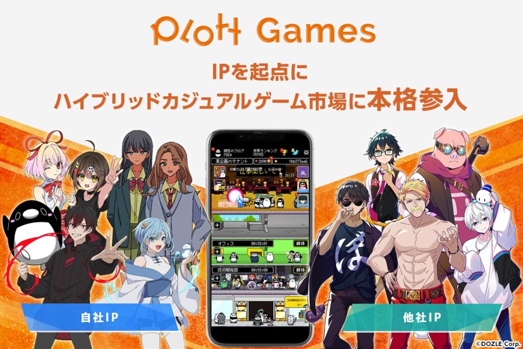 Plott、ゲームスタジオ「Plott Games」として26年末までに10作品の配信を目標にIPを起点にハイブリッドカジュアルゲーム市場に本格参入 | gamebiz Plott、ゲームスタジオ「Plott Games」として26年末までに10作品の配信を目標にIPを起点にハイブリッドカジュアルゲーム市場に本格参入 | gamebiz