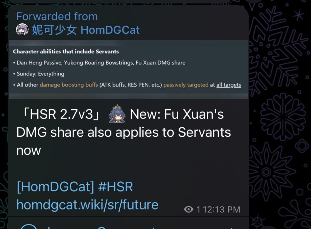 HomDGCat によって Fuxuan Dmg Share がサーバントに適用されました