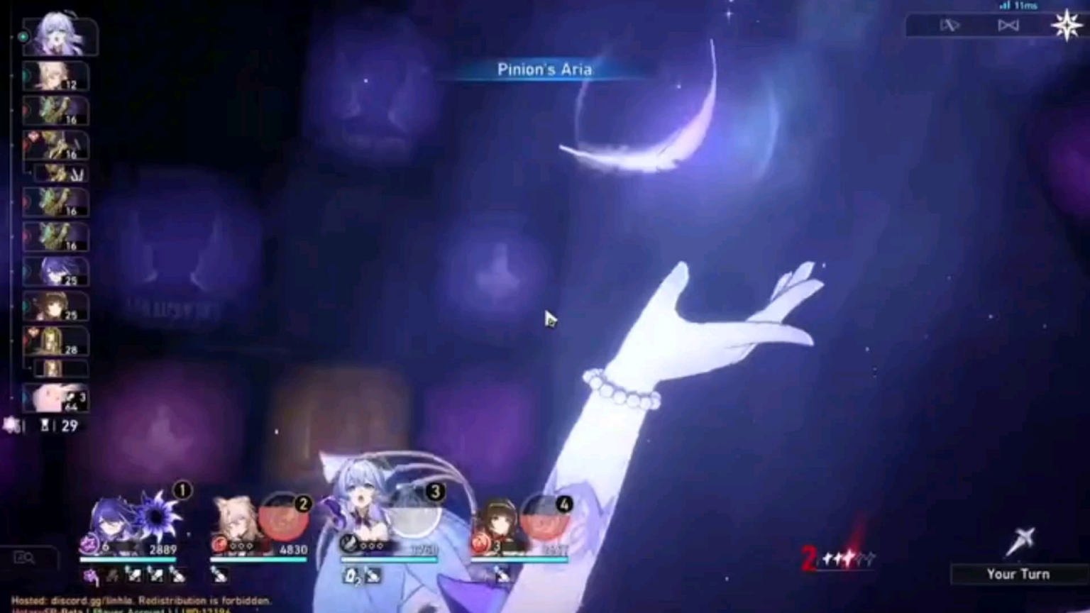 Hsr 2.7 v3 - Acheron E0S1、Jiaoqiu E0S1、Lingsha E0S1 (Fugue E0S1 と Robin E0S1 の比較) vs MoC [Both 1 cycle]