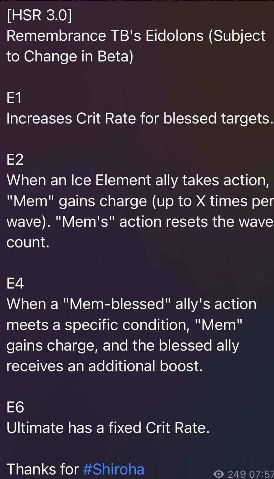 [HSR 3.0] 追憶の先駆者エイドロン via しろは