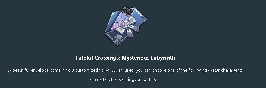 3.0 キャラクターセレクター (Guinaifen、Hanya、Tingyun、Hook)