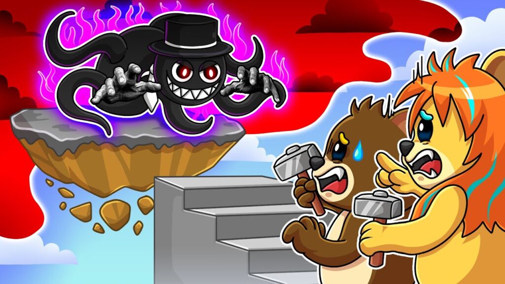 巨大な階段を建築してスプランキーのブラックを倒しに行くロブロックス【 Roblox スプンニへのブロック 】 巨大な階段を建築してスプランキーのブラックを倒しに行くロブロックス【 Roblox スプンニへのブロック 】