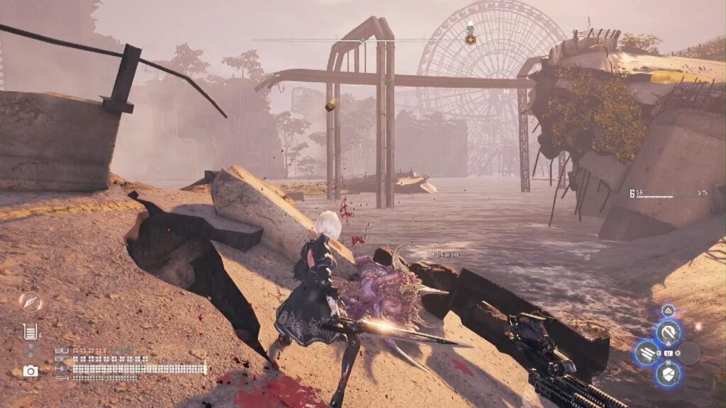 【Stellar Blade(PS5)】#12「秘密の園」エイドス9探索 2Bで攻略プレイ（ステラーブレイド)