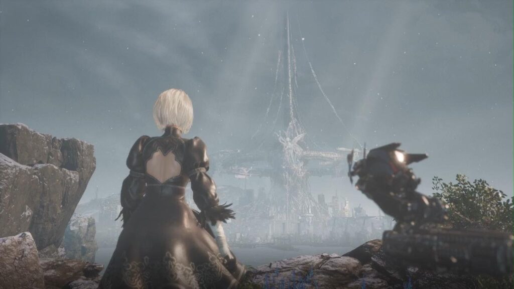 【Stellar Blade(PS5)】#13「秘密の園～台風の目」エイドス9、スパイア4探索 2Bで攻略プレイ（ステラーブレイド)