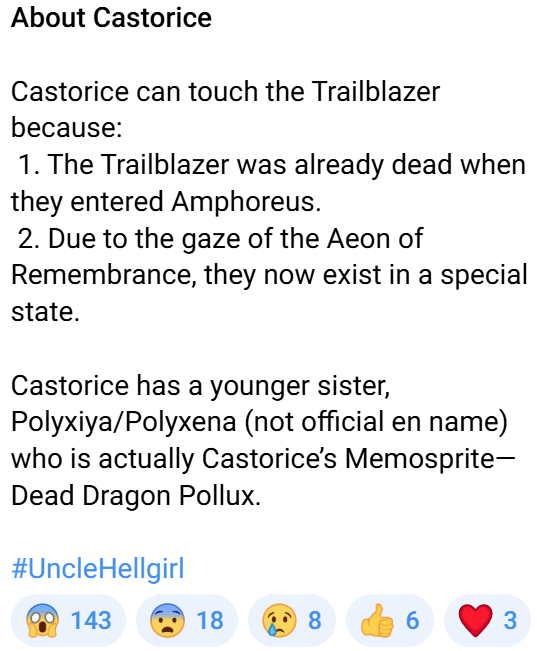 [via UncleHellGirl] [STORY SPOILERS]  CastoriceとTrailblazerの現在の状況に関するネタバレ市長について