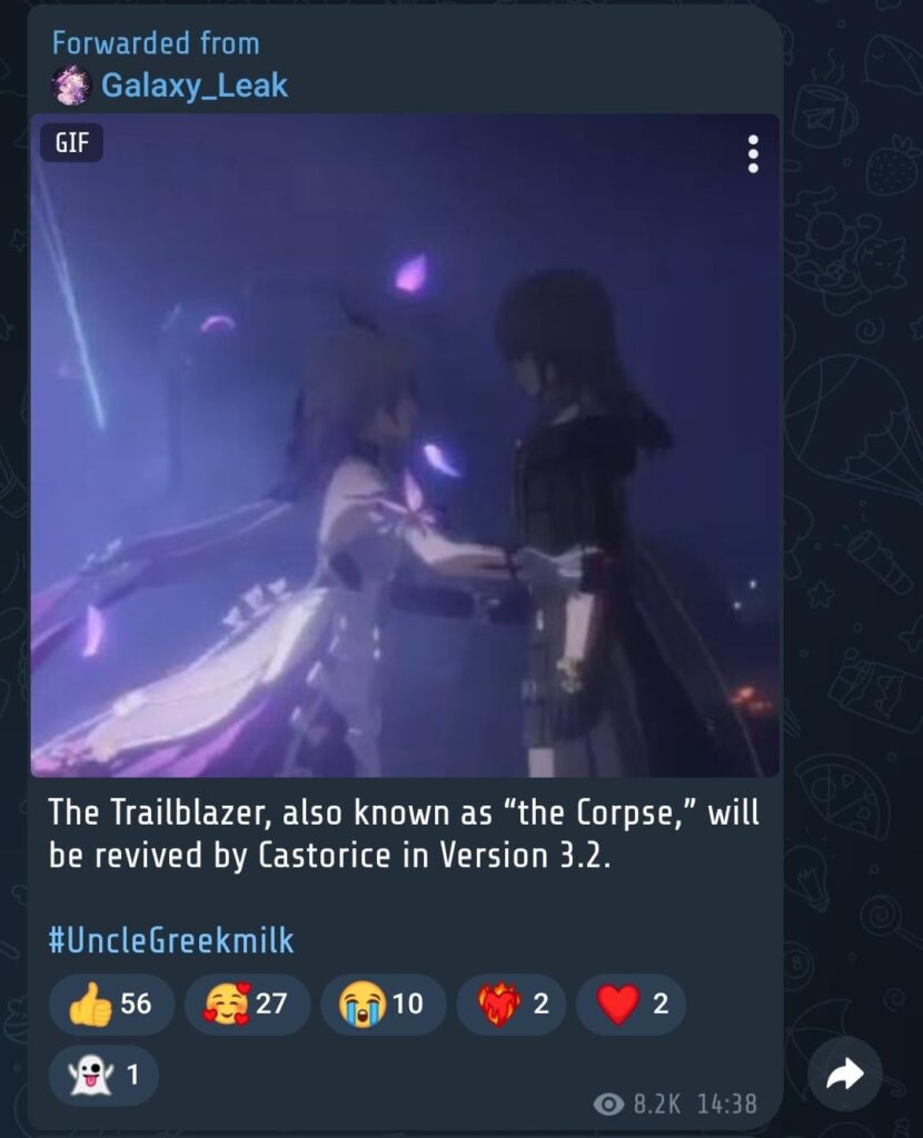 3.2のTrailblazerとCastoriceに関する情報（Greekmilkおじさん）