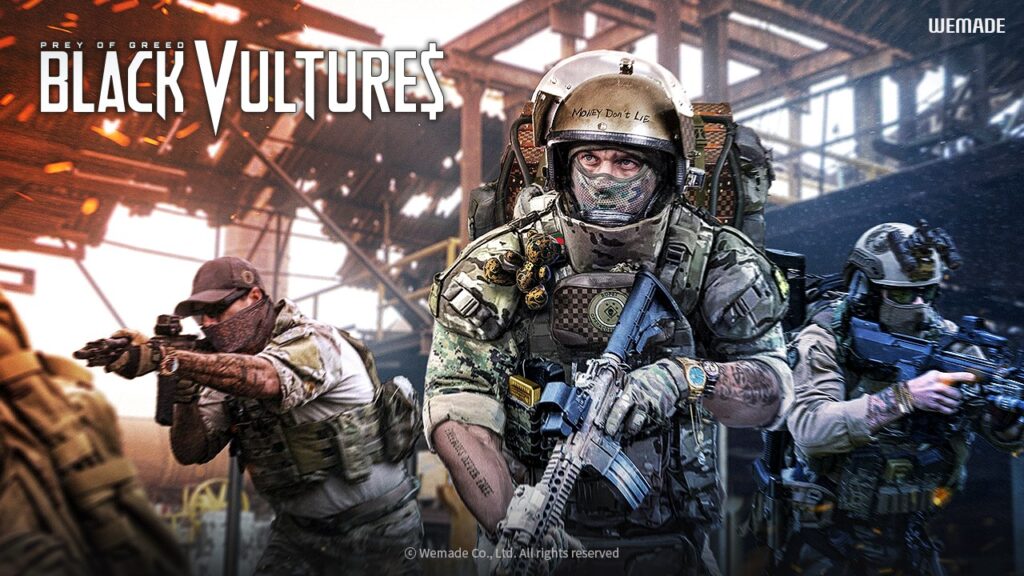 WEMADE、子会社This Means Warが開発中の新作FPSゲームのサービス名が『ブラックヴァルチャーズ:プレイオブグリード』に決定 | gamebiz WEMADE、子会社This Means Warが開発中の新作FPSゲームのサービス名が『ブラックヴァルチャーズ:プレイオブグリード』に決定 | gamebiz