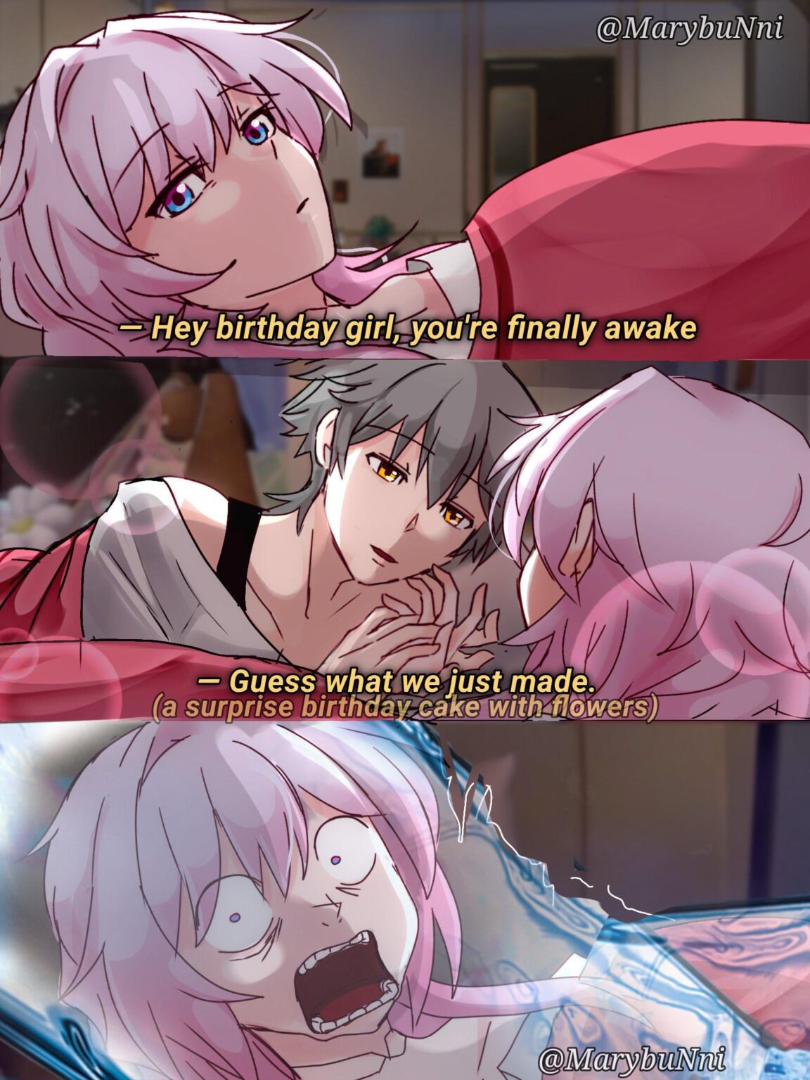 3月7日のサプライズ（@marybunniによる）