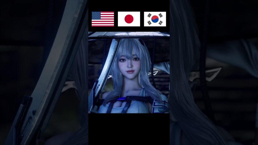 【스텔라 블레이드 니케 DLC】- 홍련 - 한국,미국,일본 성우 비교