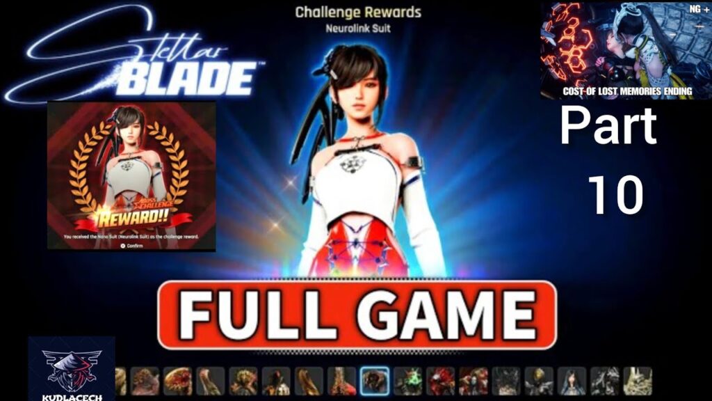 Stellar Blade New Game+ HARD MODE - Epic Bosses Fight - Achieve Lost Memories ending +Boss Challenge