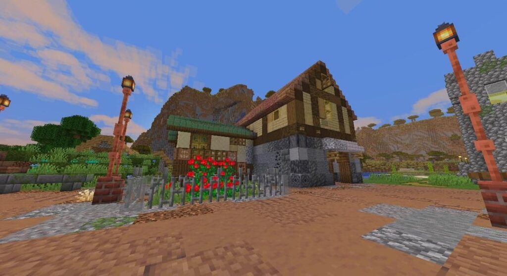 中世の安定＆町広場