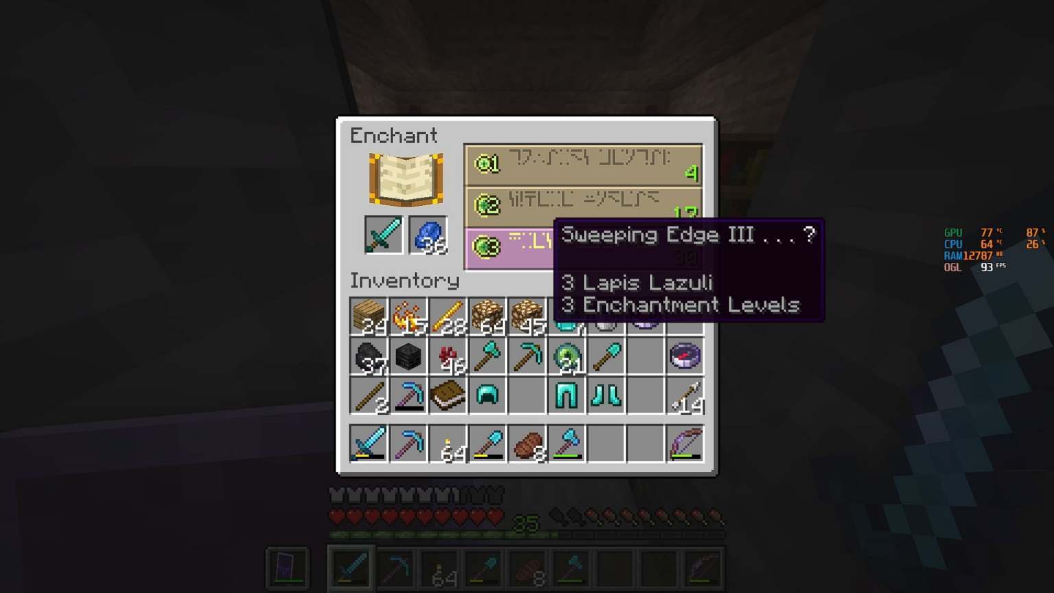 Minecraft Enchantment