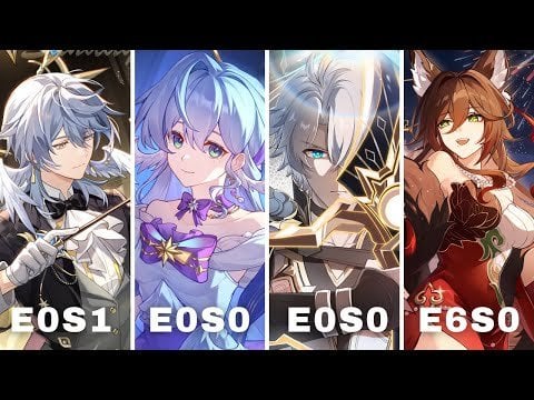 Phainon E0S5（aeonの落下）|日曜日E0S1 |ロビンE0S5（明日の旅）| Tingyun E6S5（DDD）vs Hoolay 3.3 moc 1サイクル