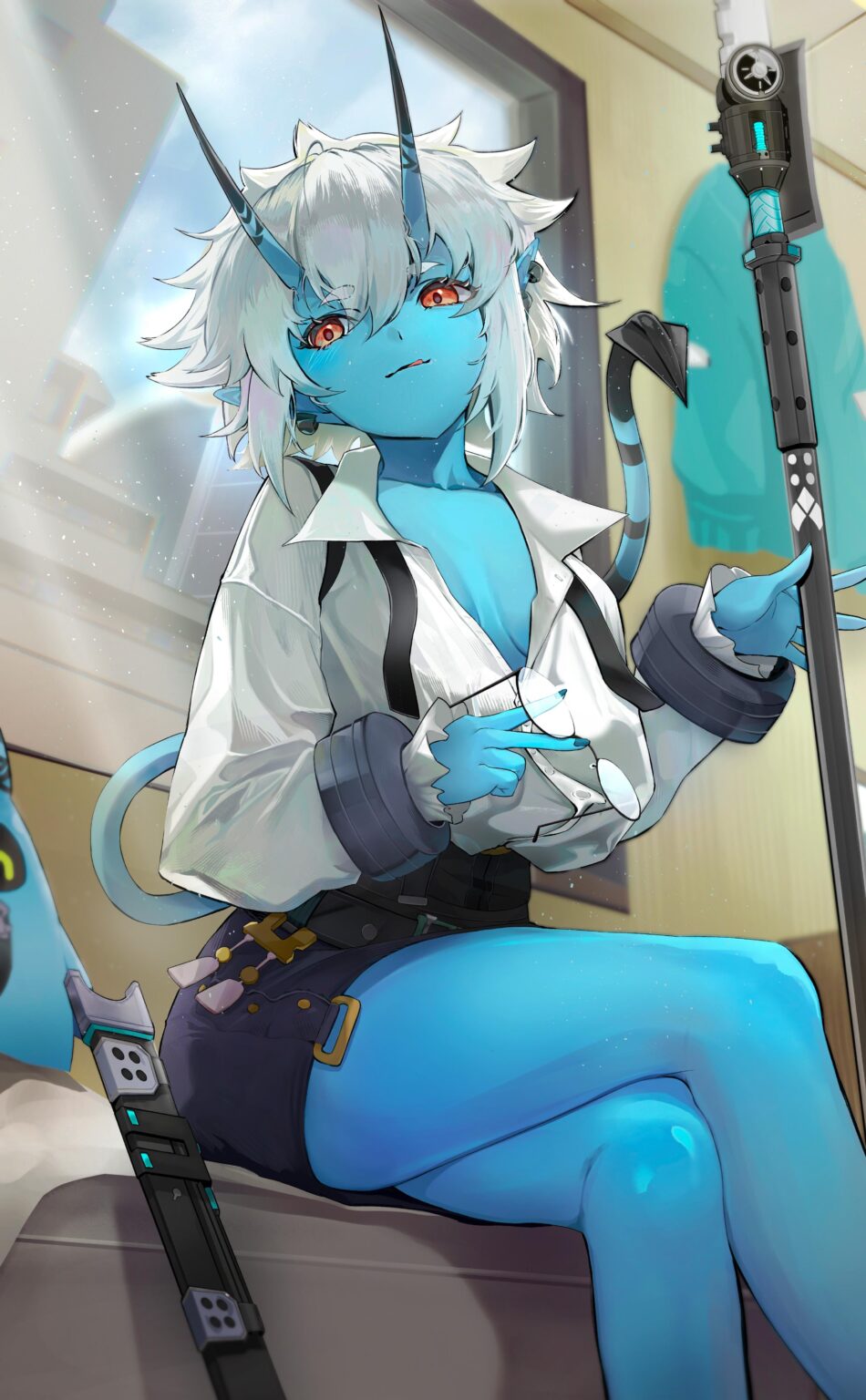 ナギの服を着ているsoukaku（foxrain）