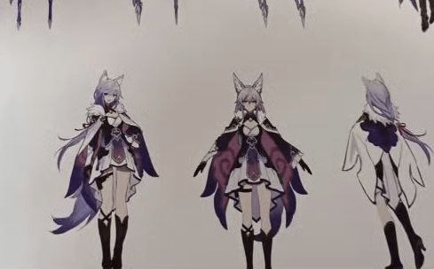 HXG経由の公式アートブックのBaihengデザイン