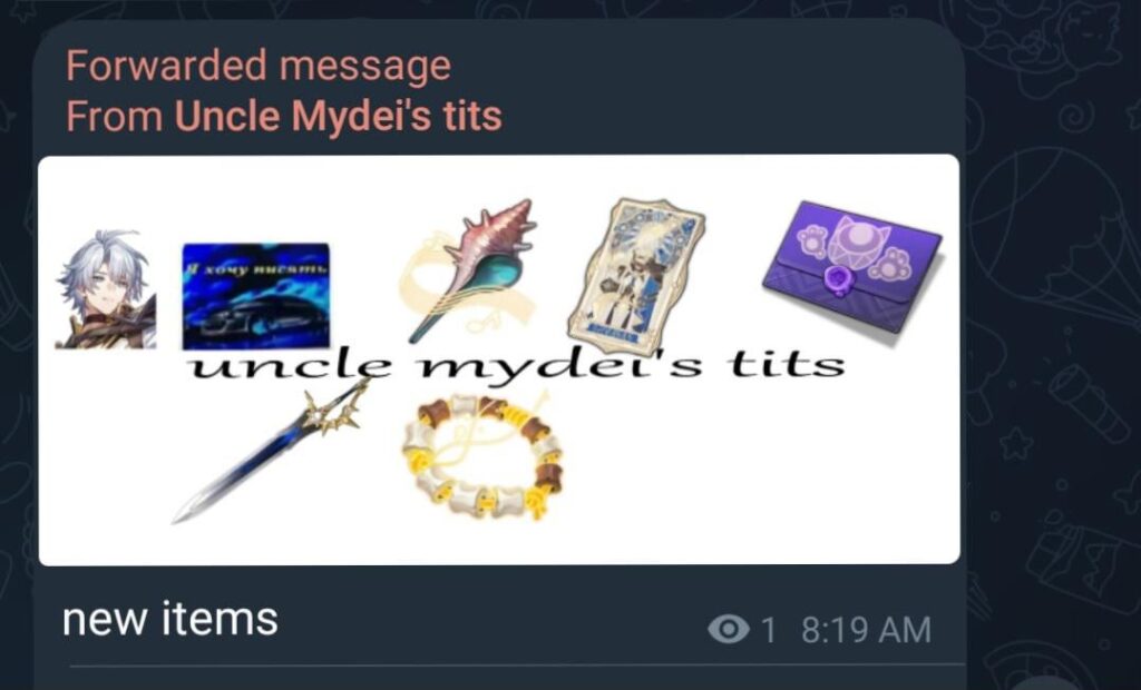 Unclemydei'stits経由の3.3の新しいアイテム