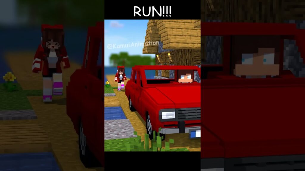 RUN!!! – MAIZEN Minecraft Animation #shorts RUN!!! - MAIZEN Minecraft Animation #shorts