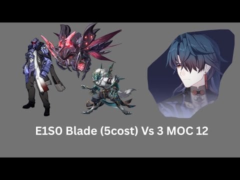 [v3 3.4] （バフド）E1S0ブレード（イベントLC）、E0S0ヒアシン（Herta Shop LC）、E0S0 Tribbie、E0S0 Sunday（Bronya LC）vs Hoolay、Truesting、Svarog（5コスト3,3,3サイクル）