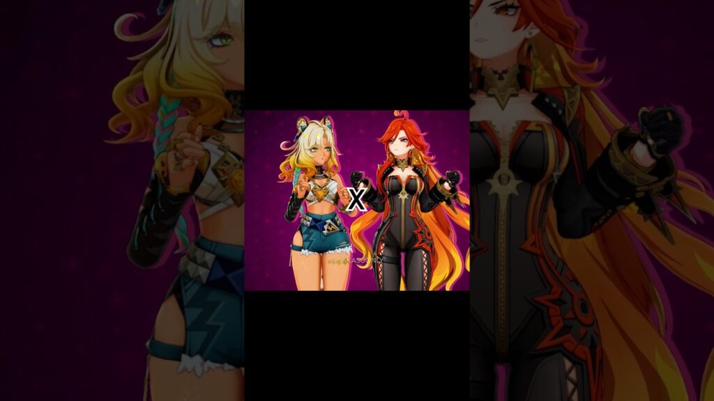 Mavuika + Xilonen / Night Train Dance【Genshin Impact】#mavuika #xilonen #genshinimpact #hoyocreators